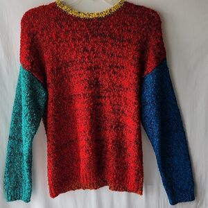 Vintage 90's Gitano Colorful Sweater Size Large